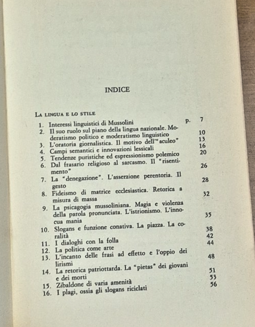 IL LINGUAGGIO DI MUSSOLINI di Augusto Simonini 1978 Bompiani Nuovi … | Immagine Gallery 4