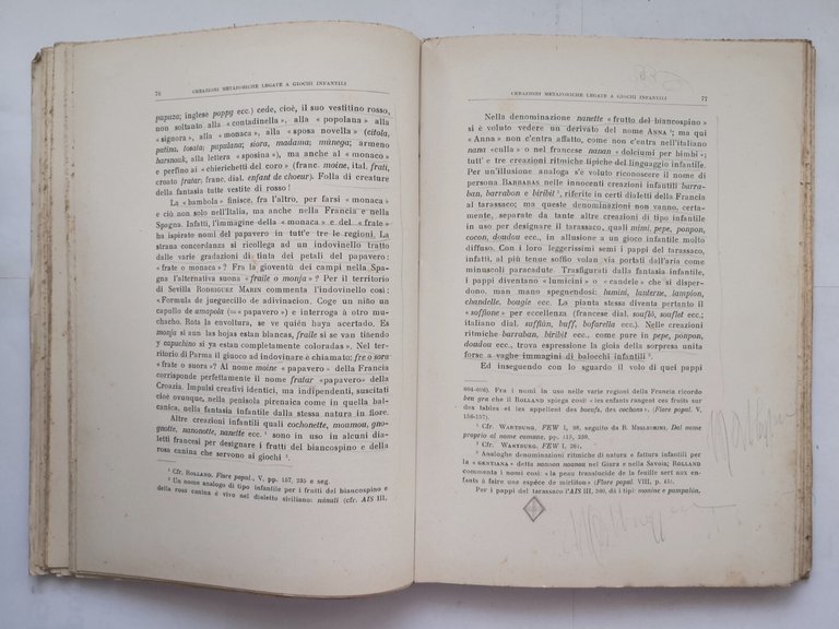 IL LINGUAGGIO UMANO nella sua essenza di Vittorio Bertoldi 1949 …