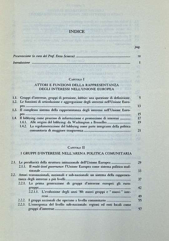 IL LOBBYING EUROPEO di Stefania Panebianco 2000 Giuffre Libro | Immagine Gallery 4
