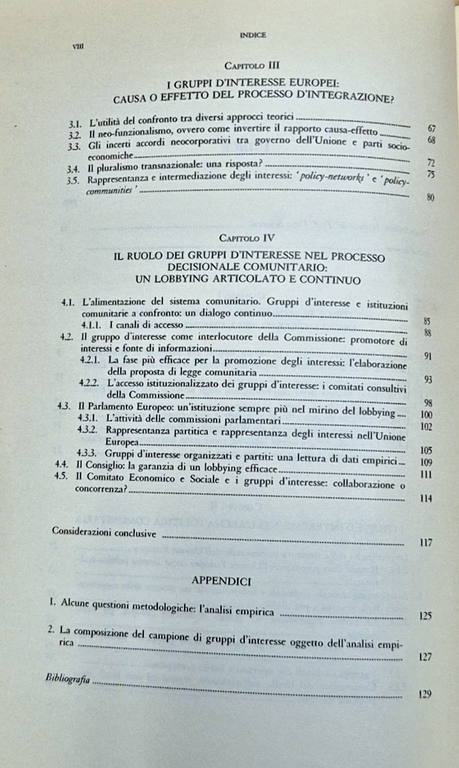 IL LOBBYING EUROPEO di Stefania Panebianco 2000 Giuffre Libro | Immagine Gallery 5