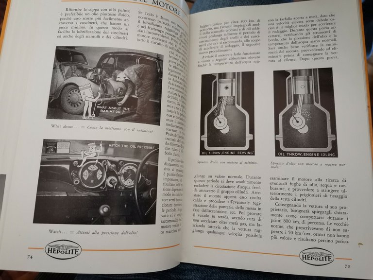 IL MANUALE DELLE RIPARAZIONI Hepolite 1957? Hepworth & Grandage AUTO …