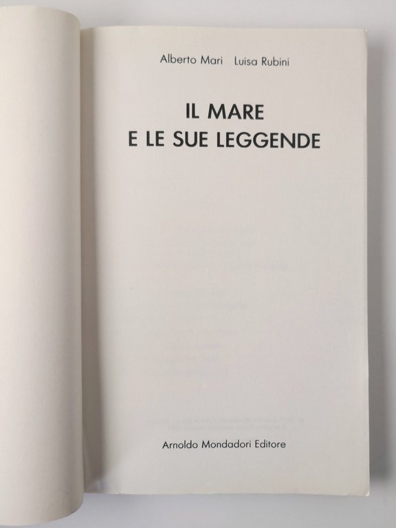 IL MARE E LE SUE LEGGENDE di Mari e Rubini …