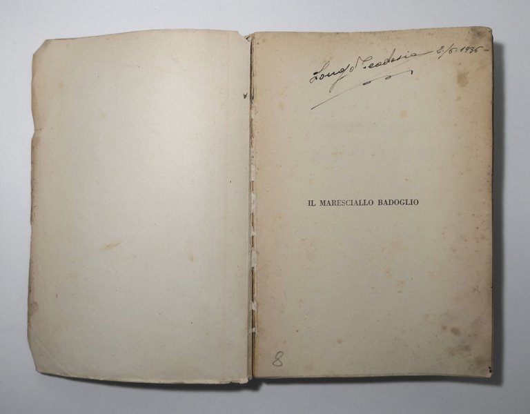 IL MARESCIALLO BADOGLIO di Ugo Caimpenta 1936 Aurora Libro Biografia …