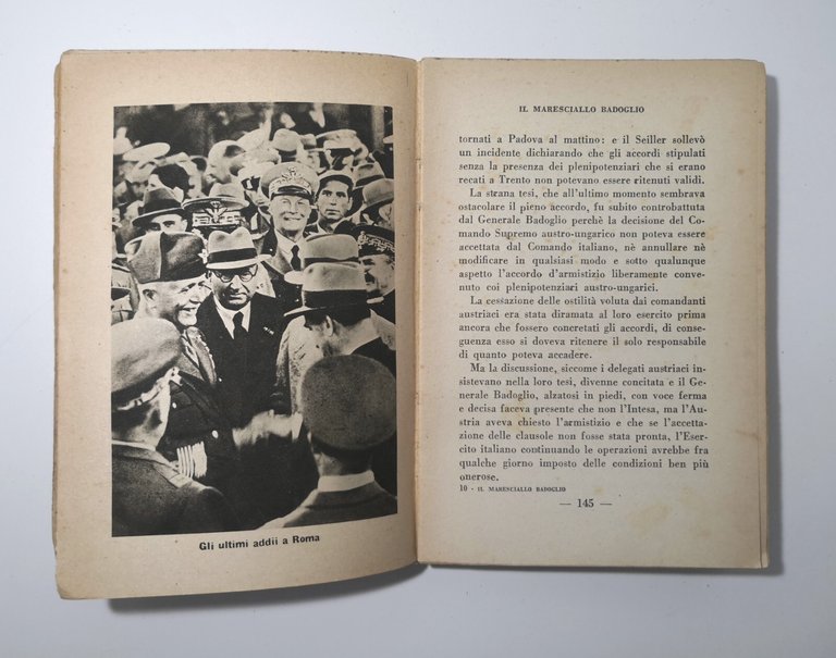 IL MARESCIALLO BADOGLIO di Ugo Caimpenta 1936 Aurora Libro Biografia …