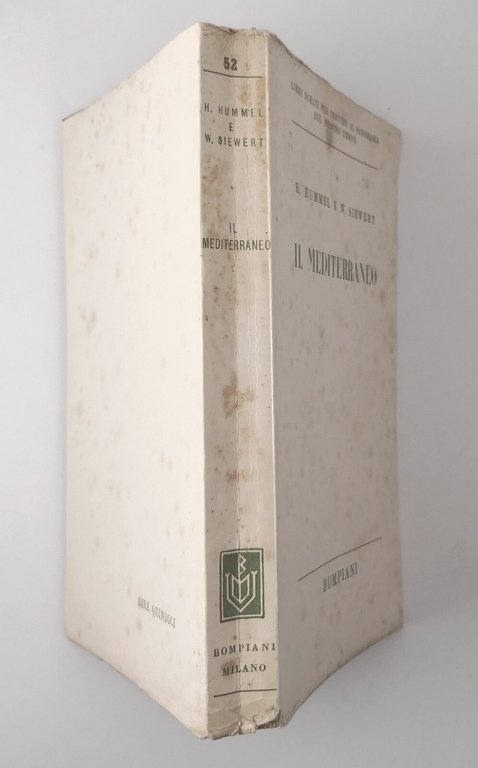 IL MEDITERRANEO di Hummel e Siewert 1938 Bompiani Libri scelti …