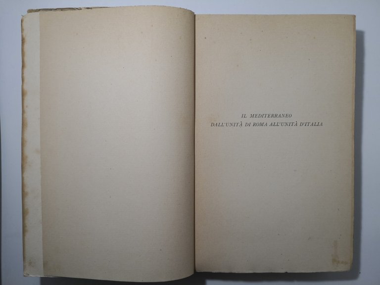 IL MEDITERRANEO di Pietro Silva 1927 Mondadori dall'unità di Roma …