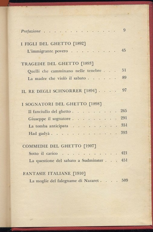 IL MEGLIO di Israel Zangwill 1955 Longanesi Editore libro romanzo