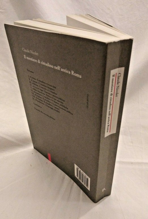 IL MESTIERE DI CITTADINO NELL'ANTICA ROMA di Claude Nicolet 1992 …