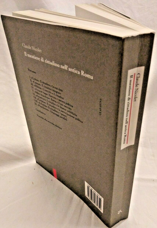 IL MESTIERE DI CITTADINO NELL'ANTICA ROMA di Claude Nicolet 1992 …