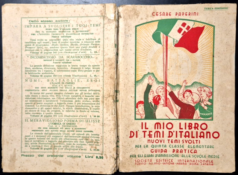 IL MIO LIBRO DI TEMI D'ITALIANO Cesare Paperini Quinta Classe …