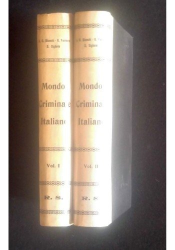 IL MONDO CRIMINALE ITALIANO 2 volumi Bianchi Ferrero Sighele 1893 … | Immagine Gallery 4