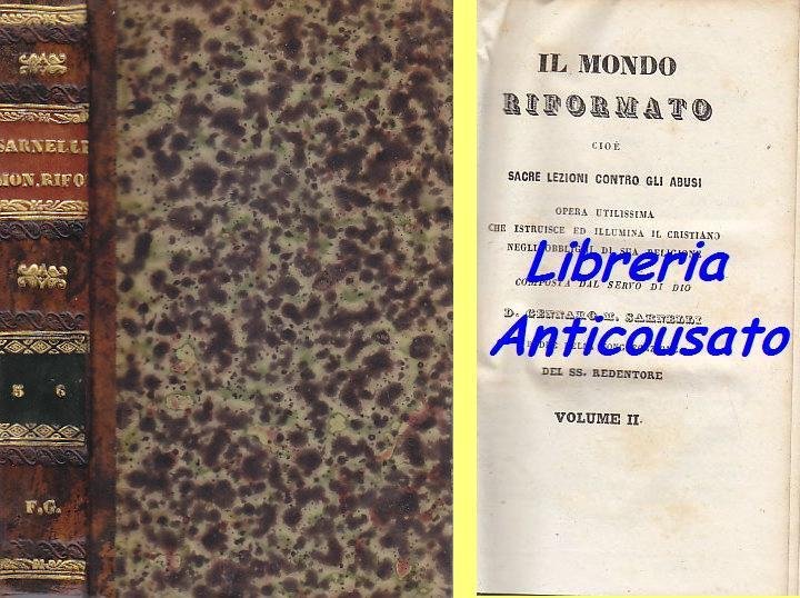 Il Mondo Riformato Sacre Lezioni Contro Abusi volumi 1 2 …