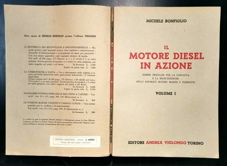 IL MOTORE DIESEL IN AZIONE volume 1 di Michele Bonfiglio …