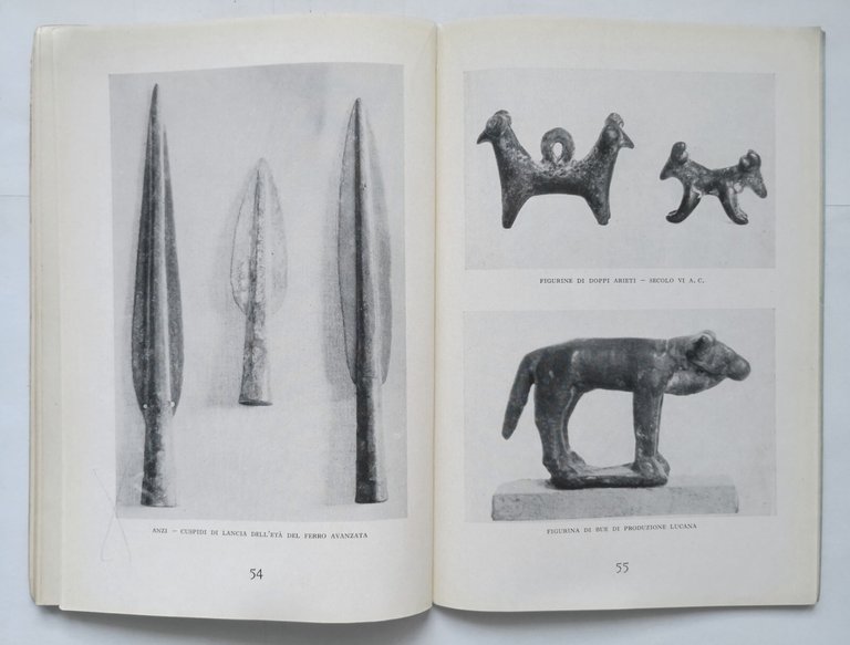 IL MUSEO ARCHEOLOGICO PROVINCIALE DI POTENZA Sestieri Bertarelli 1957 Libro