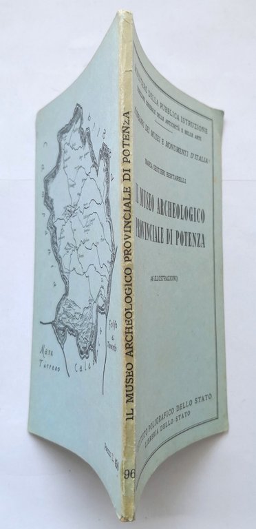 IL MUSEO ARCHEOLOGICO PROVINCIALE DI POTENZA Sestieri Bertarelli 1957 Libro