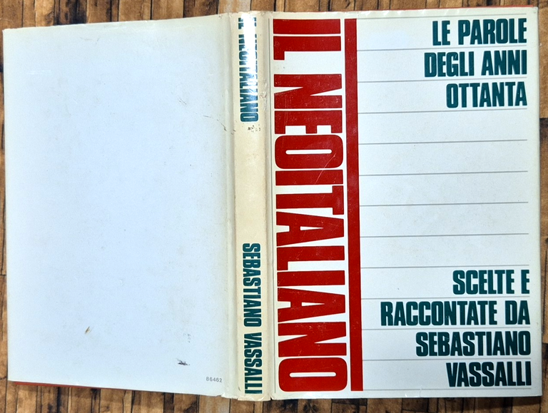 IL NEOITALIANO di Sebastiano Vassalli 1990 Club Editori Parole Anni … | Immagine Gallery 2