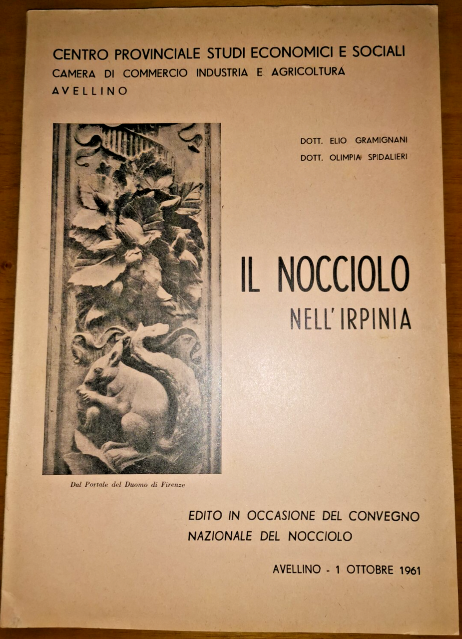 IL NOCCIOLO NELL'IRPINIA Elio Gramignani e Olimpia Spidalieri 1961 Avellino