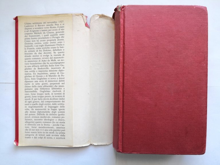 IL NOME DELLA ROSA di Umberto Eco 1981 Bompiani Libro …