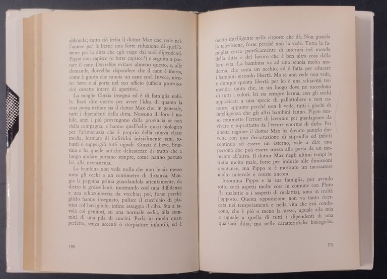 IL PADRONE di Goffredo Parise 1965 Feltrinelli Libro romanzo