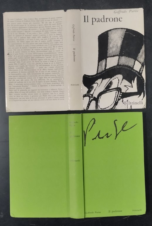 IL PADRONE di Goffredo Parise 1965 Feltrinelli Libro romanzo