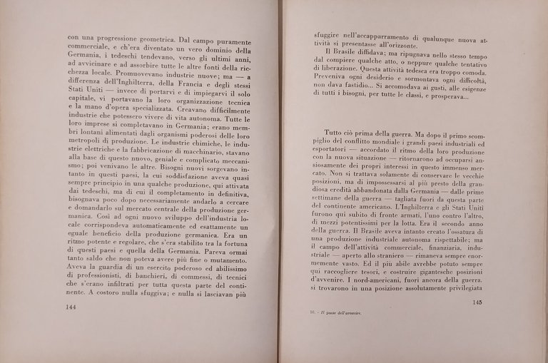 IL PAESE DELL'AVVENIRE di Francesco Bianco 1922 Mondadori Libro Brasile