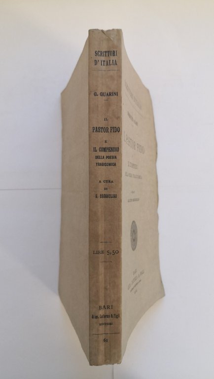IL PASTOR FIDO E IL COMPENDIO DELLA POESIA TRAGICOMICA di …