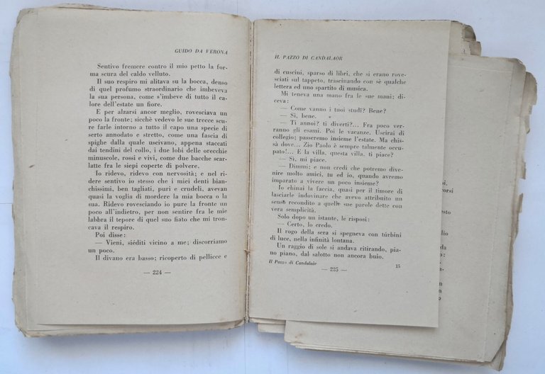 IL PAZZO DI CANDALAÒR Guido Da Verona 1932 Editrice Lombarda …