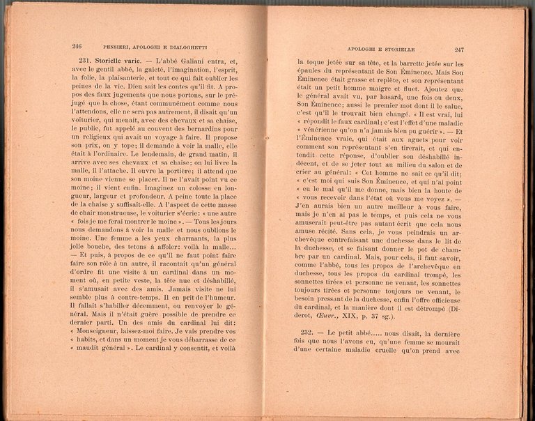 IL PENSIERO DELL'ABATE GALIANI a cura di Fausto Nicolini 1909 …