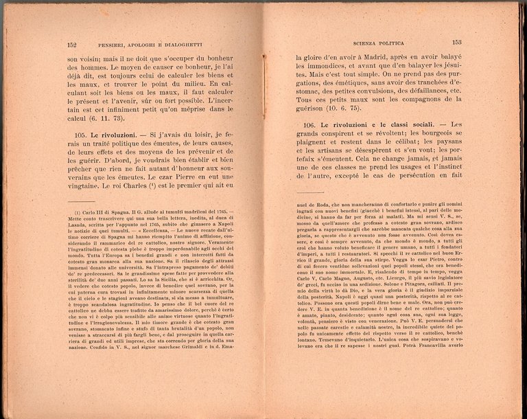 IL PENSIERO DELL'ABATE GALIANI a cura di Fausto Nicolini 1909 …