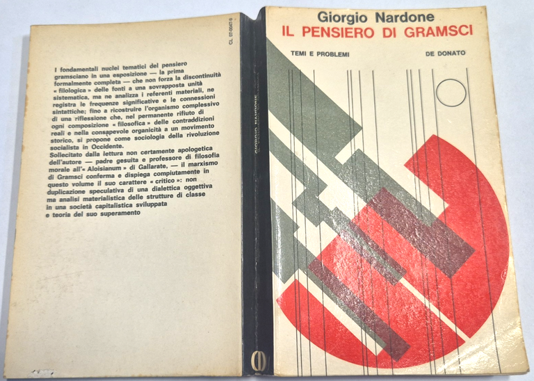IL PENSIERO DI GRAMSCI Giorgio Nardone 1971 De Donato Libro … | Immagine Gallery 2