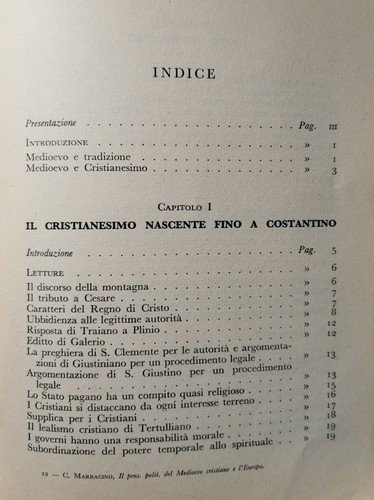 IL PENSIERO POLITICO DEL MEDIOEVO CRISTIANO E L'EUROPA di Marracino …