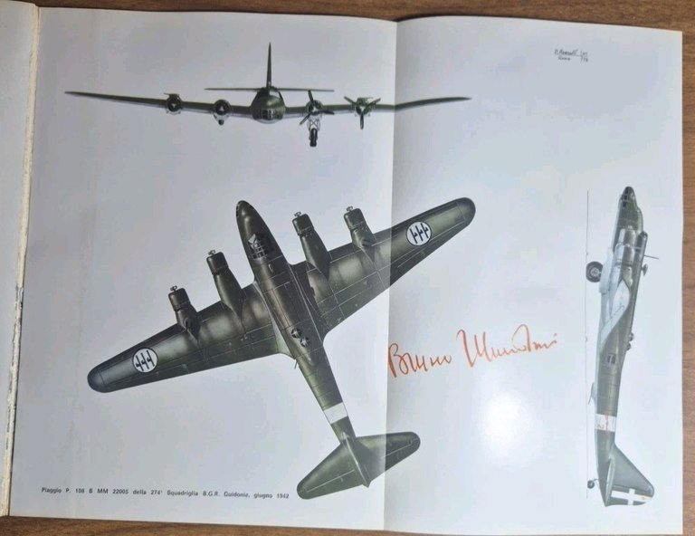 IL PIAGGIO P 108 di Giancarlo Garello storia un quadrimotore …