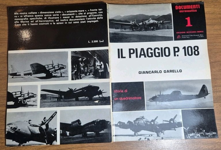 IL PIAGGIO P 108 di Giancarlo Garello storia un quadrimotore …