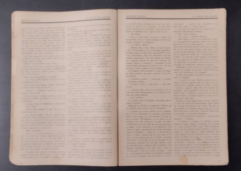 IL PONTE DEI SOSPIRI di Michele Zevaco 1921 Gloriosa Libro …