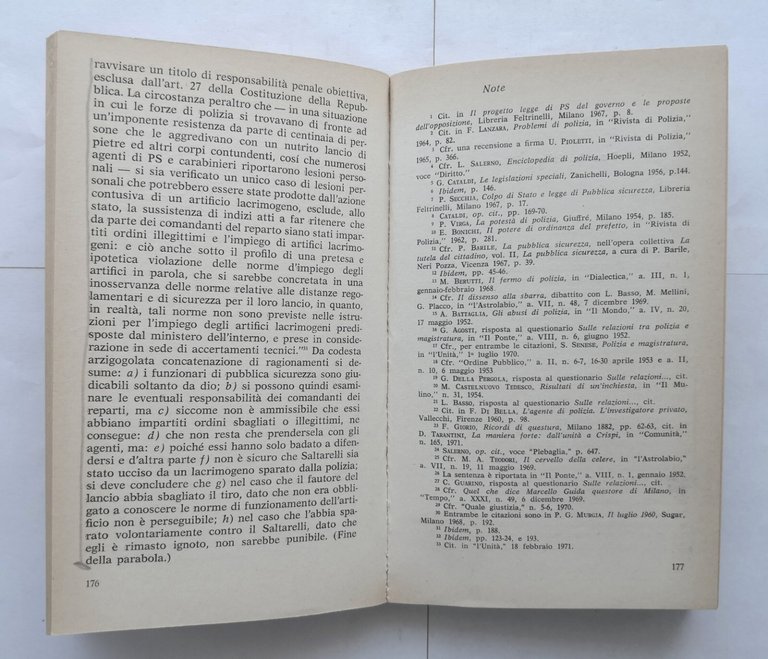 IL POTERE REPRESSIVO LA POLIZIA di Angelo D'Orsi 1972 Feltrinelli …