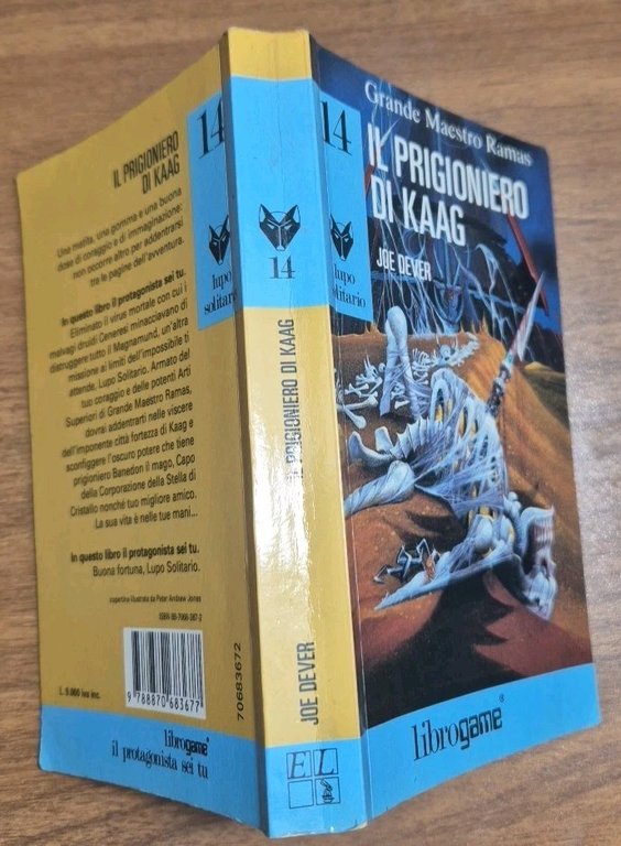 IL PRIGIONIERO DI KAAG Joe Dever 1991 I Edizione E …