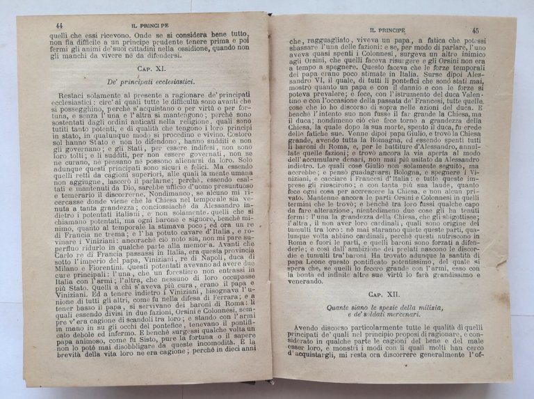 IL PRINCIPE dell'arte della guerra scritti politici di Niccolò Machiavelli …