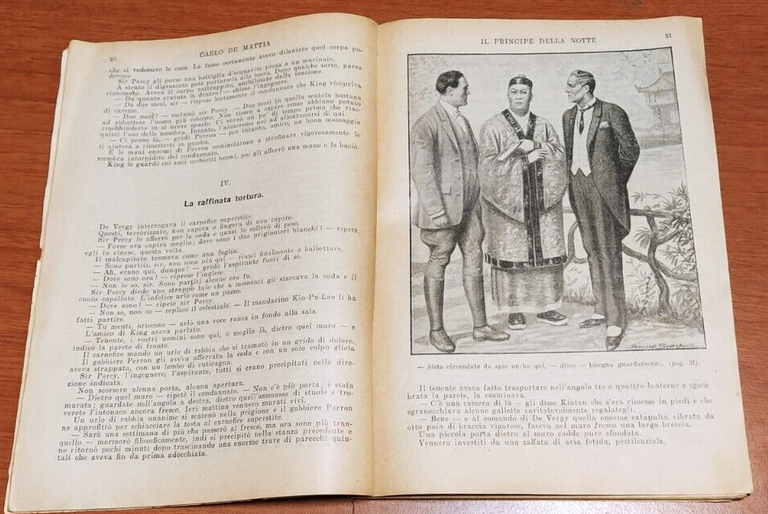IL PRINCIPE DELLA NOTTE di Carlo De Mattia 1929 Sonzogno …