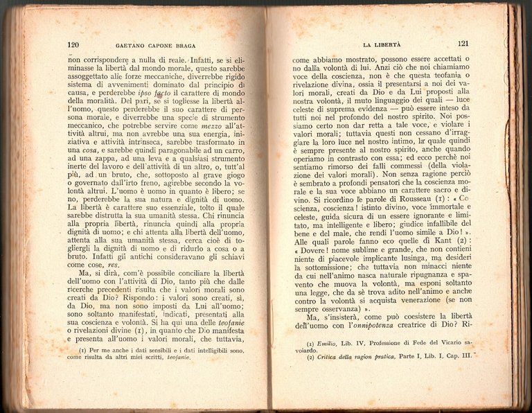IL PROBLEMA DEL FONDAMENTO DELL'ETICA di Gaetano Capone Braga 1945 …