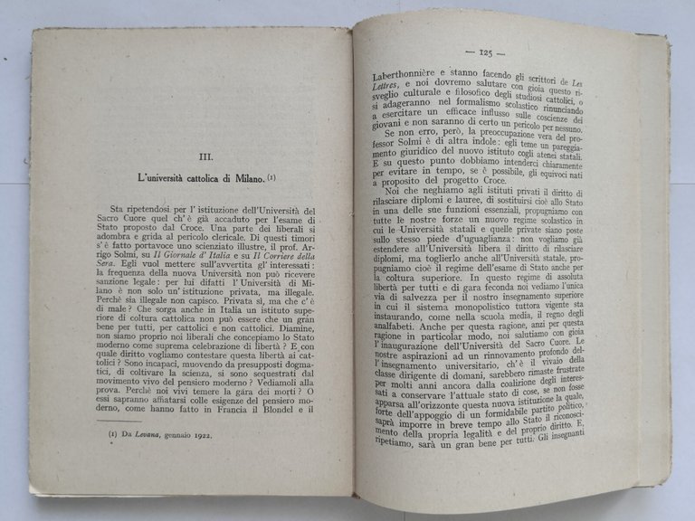 IL PROBLEMA DELL'EDUCAZIONE NAZIONALE IN ITALIA di Ernesto Codignola 1925 …