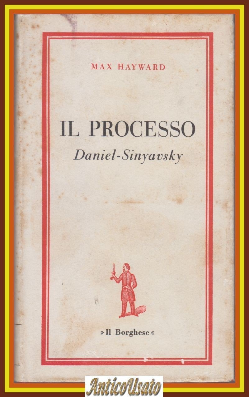 IL PROCESSO Daniel Sinyavsky di Max Hayward 1967 Il Borghese … | Immagine principale