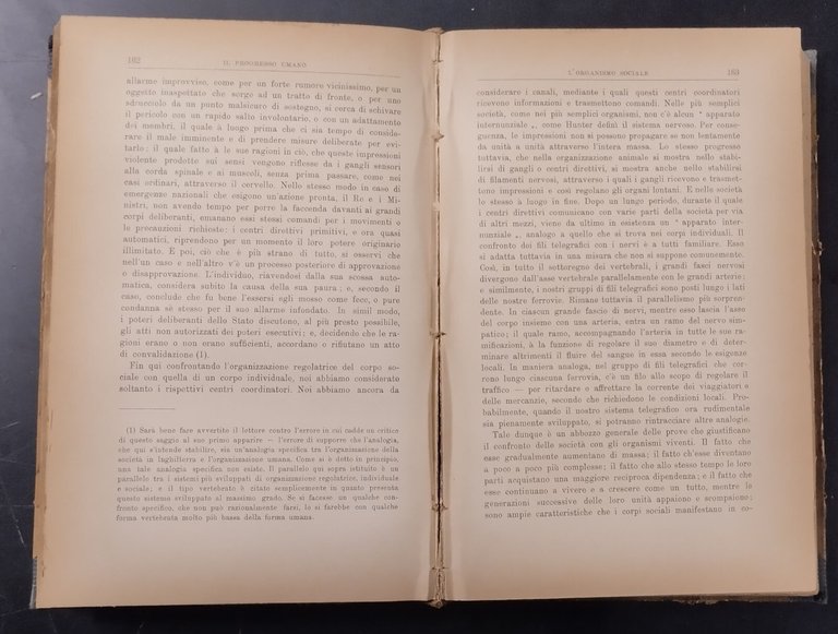 IL PROGRESSO UMANO di Herbert Spencer 1908 Fratelli Bocca Libro | Immagine Gallery 4
