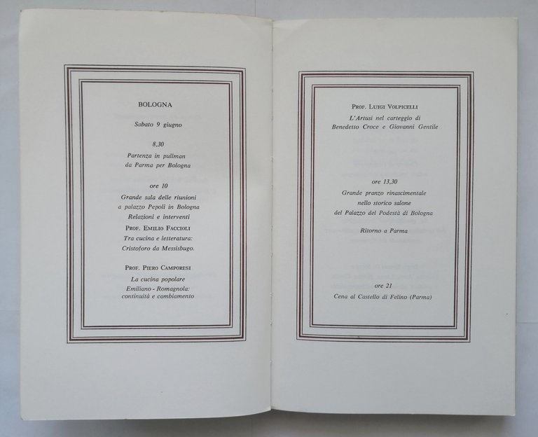 IL QUARTO CONVEGNO DELL'ACCADEMIA ITALIANA DELLA CUCINA giugno 1973 1974 …