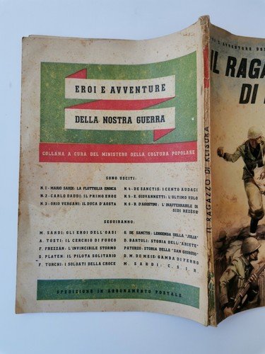 IL RAGAZZO DI KLISURA di Biagio Brancacci 1942 libro per …