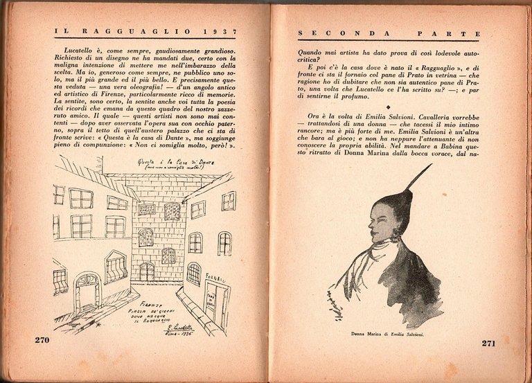 IL RAGGUAGLIO DELL'ATTIVITÀ CULTURALE LETTERARIA 1937 Propaganda Libraria Libro