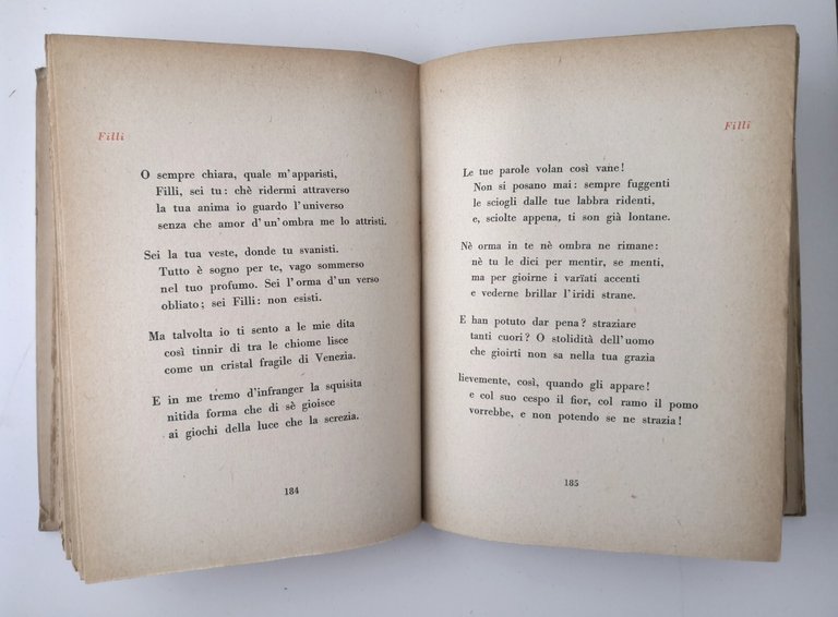 IL RANDAGIO di Francesco Pastonchi 1921 Mondadori Poema Libro poesie