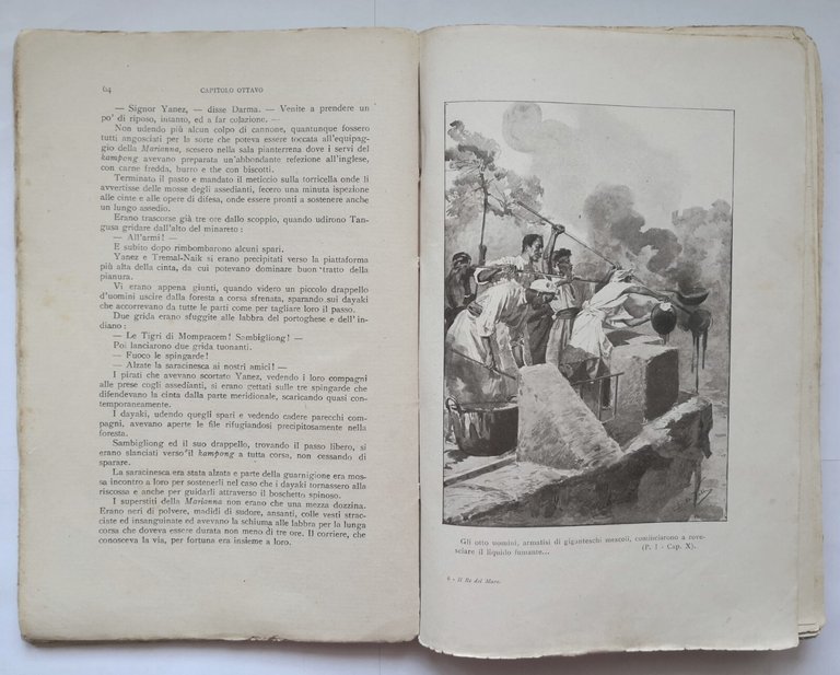 IL RE DEL MARE romanzo di Emilio Salgari 1931 Antonio …