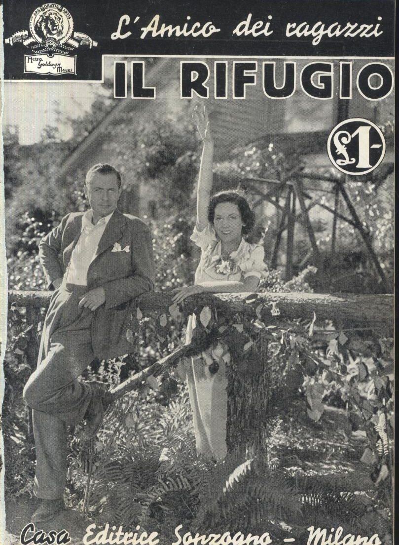 IL RIFUGIO foto tratte dal film MGM 1936 Sonzogno racconto …