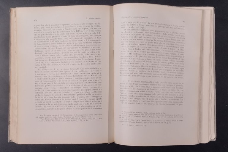 IL RINASCIMENTO VOLUME 2 di Giuseppe Saitta 1961 Sansoni Libro …
