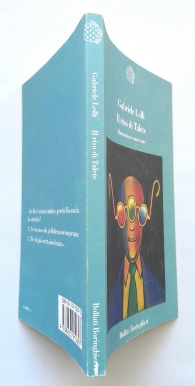 IL RISO DI TALETE di Gabriele Lolli 1999 Bollati Boringhieri …